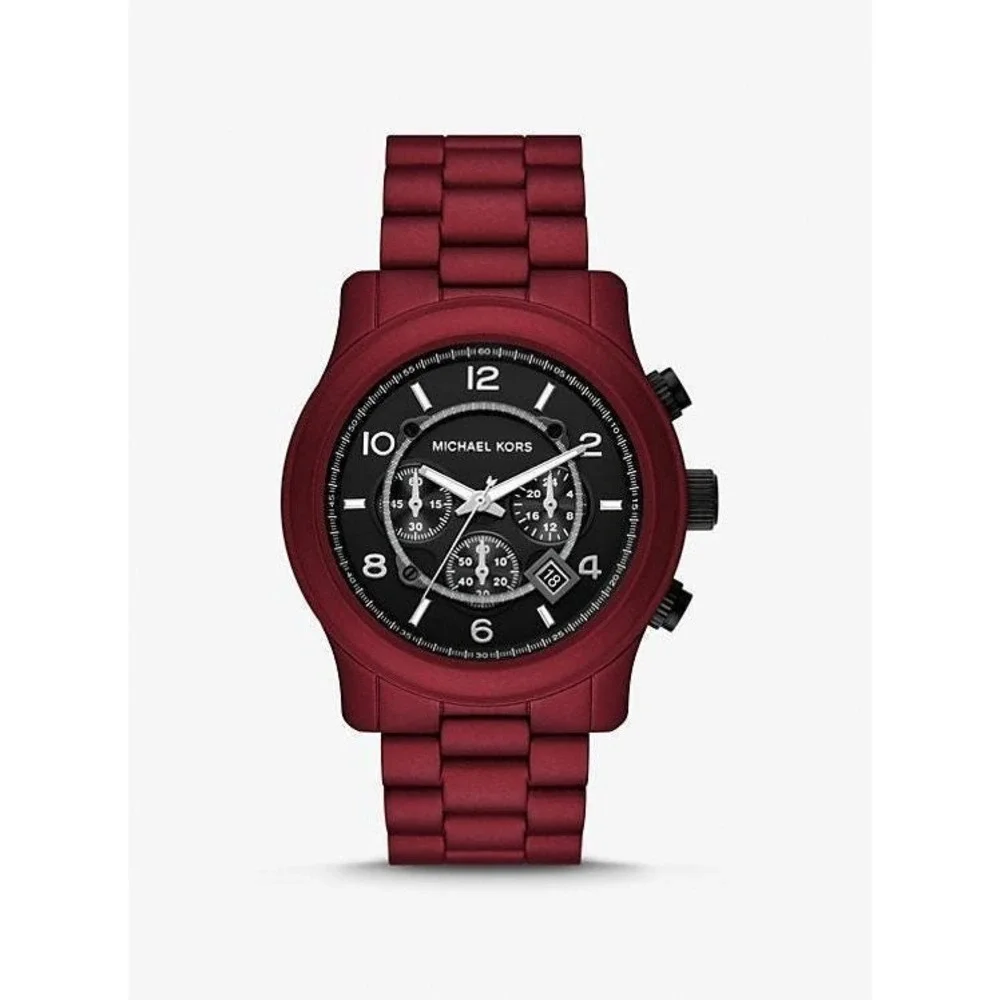 Michael Kors Runway Chronograph Quartz Black Dial Men's Watch MK9148